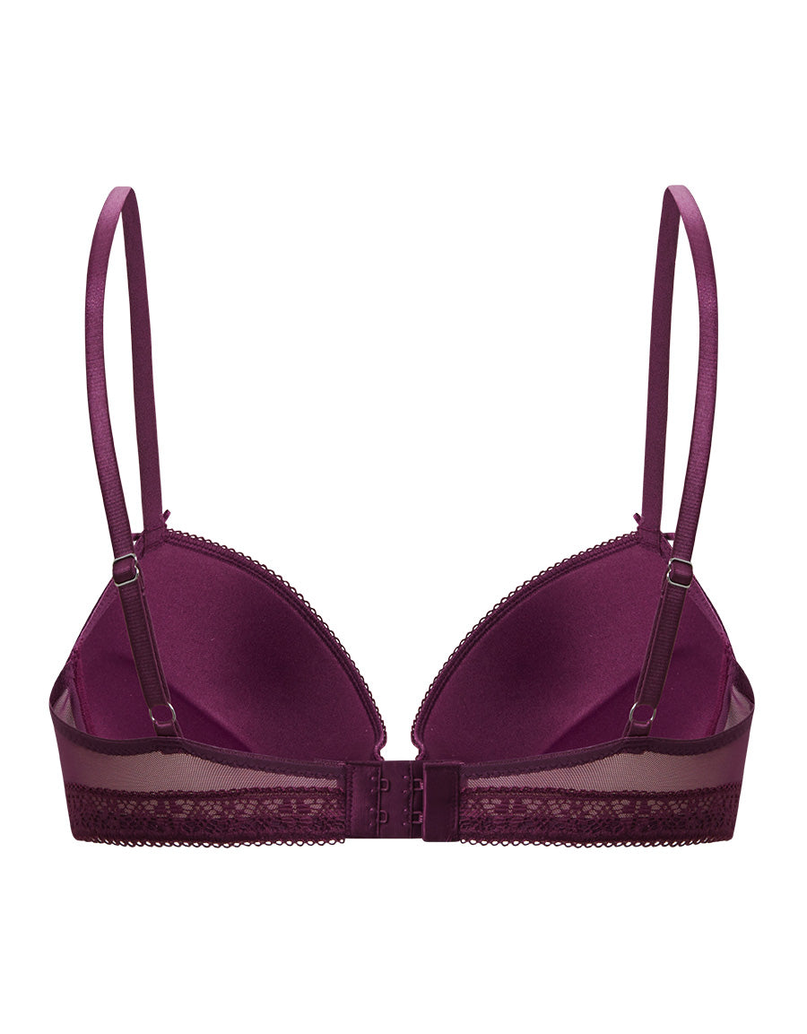 Velvet Push-Up Plunge Bra