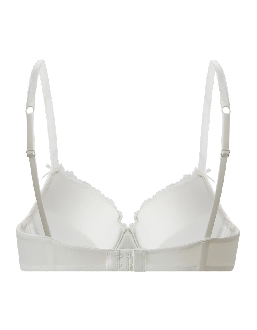 Satin Push-Up Plunge Bra