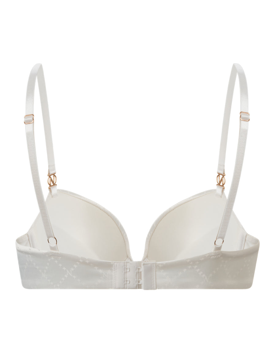 Satin Plunge Push-Up Bra