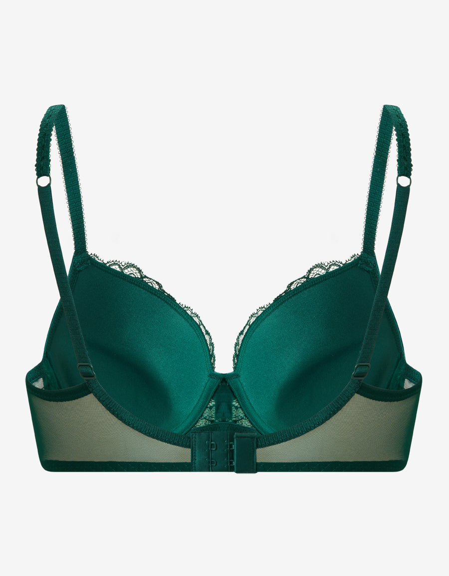 Lace Balconette Push-Up Bra