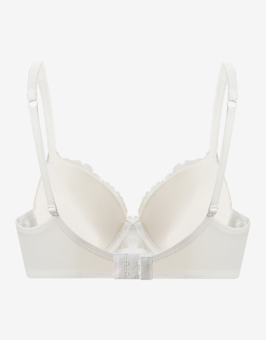 White Plunge Push-Up Bra