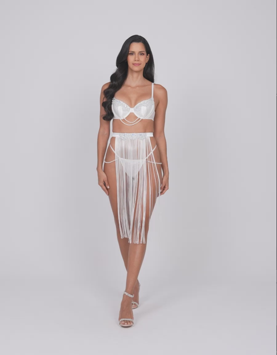 Satin Bra Set