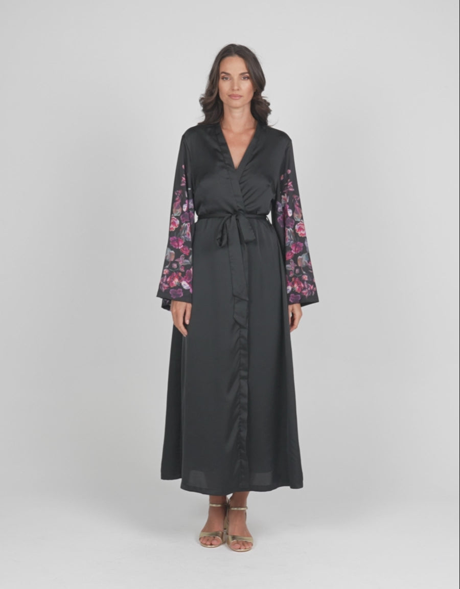 Satin Long Dress