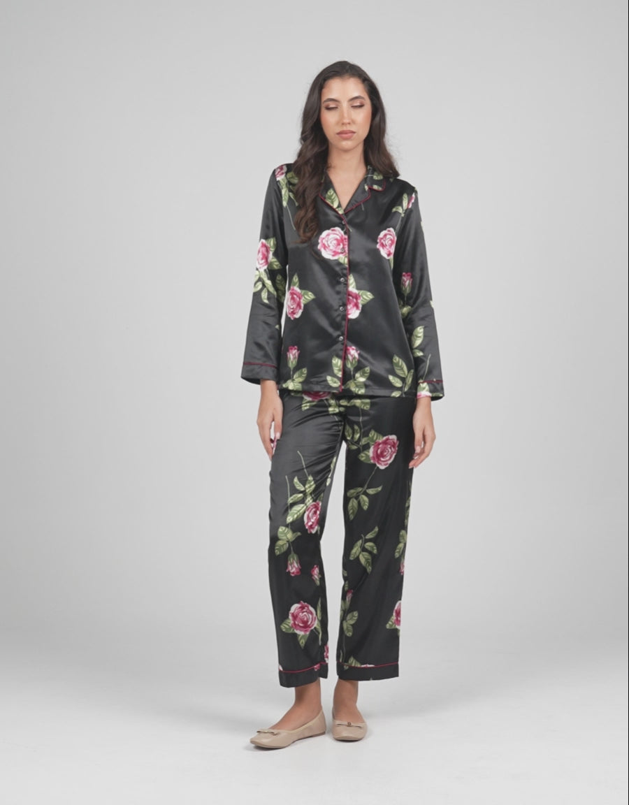 Satin Pajama Set