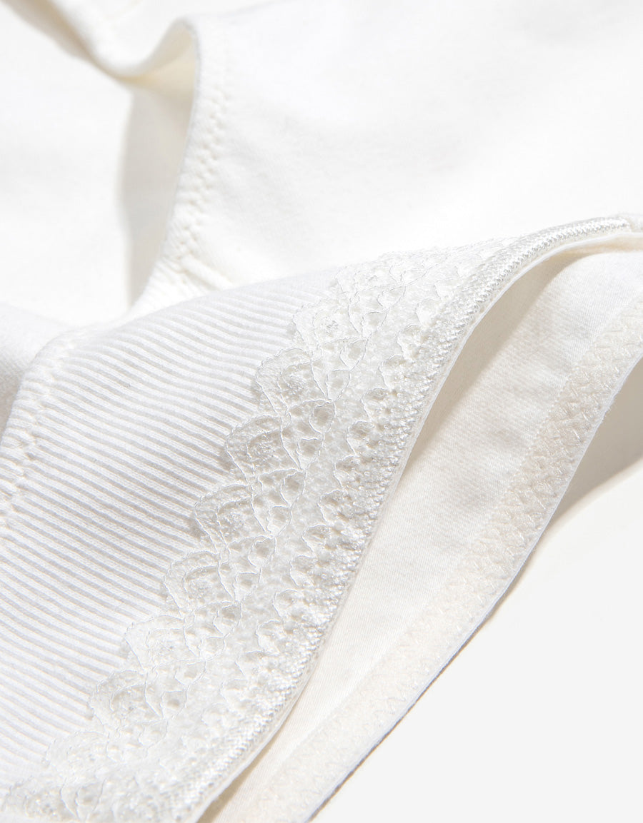 Cotton Bikini Panty in White