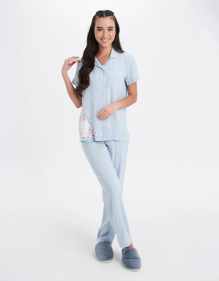 Blue Pajama Set
