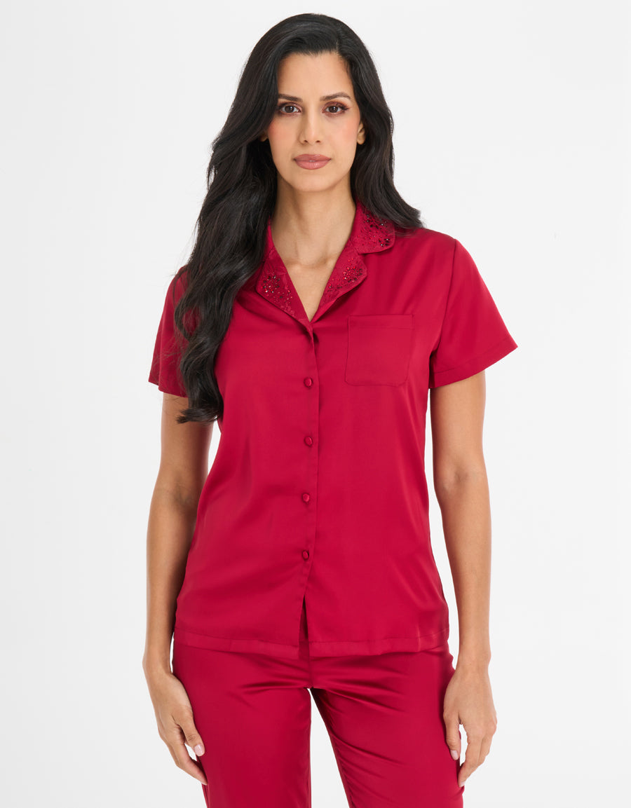 Satin Pajama Set