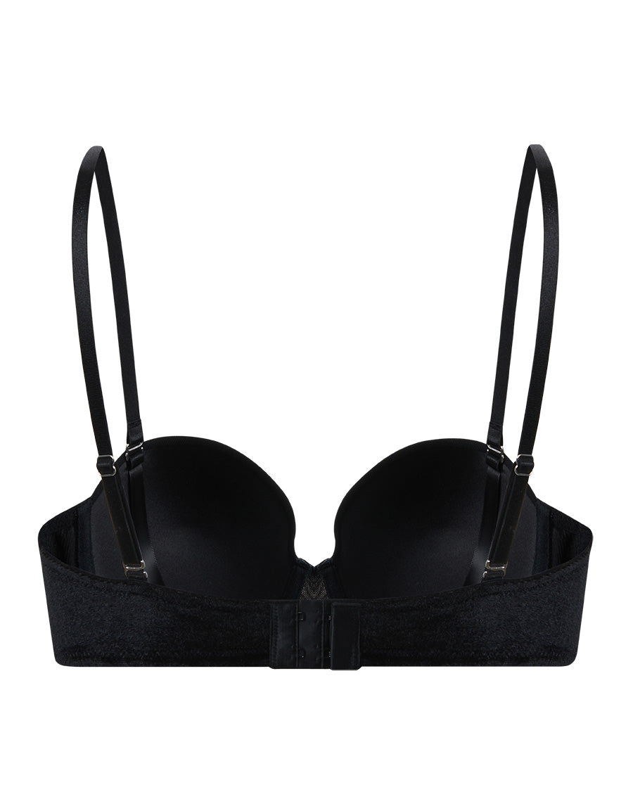 Black Velvet Multiway Bra