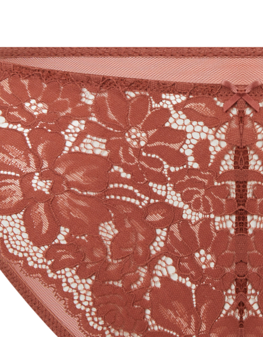 Coral Lace Brazilian