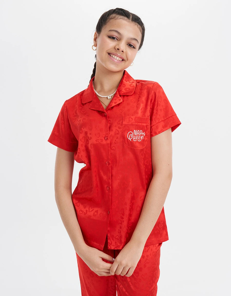 Satin Pajama Set