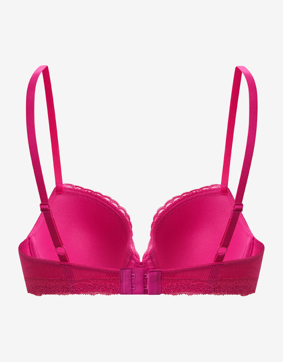 Cotton Plunge Bra