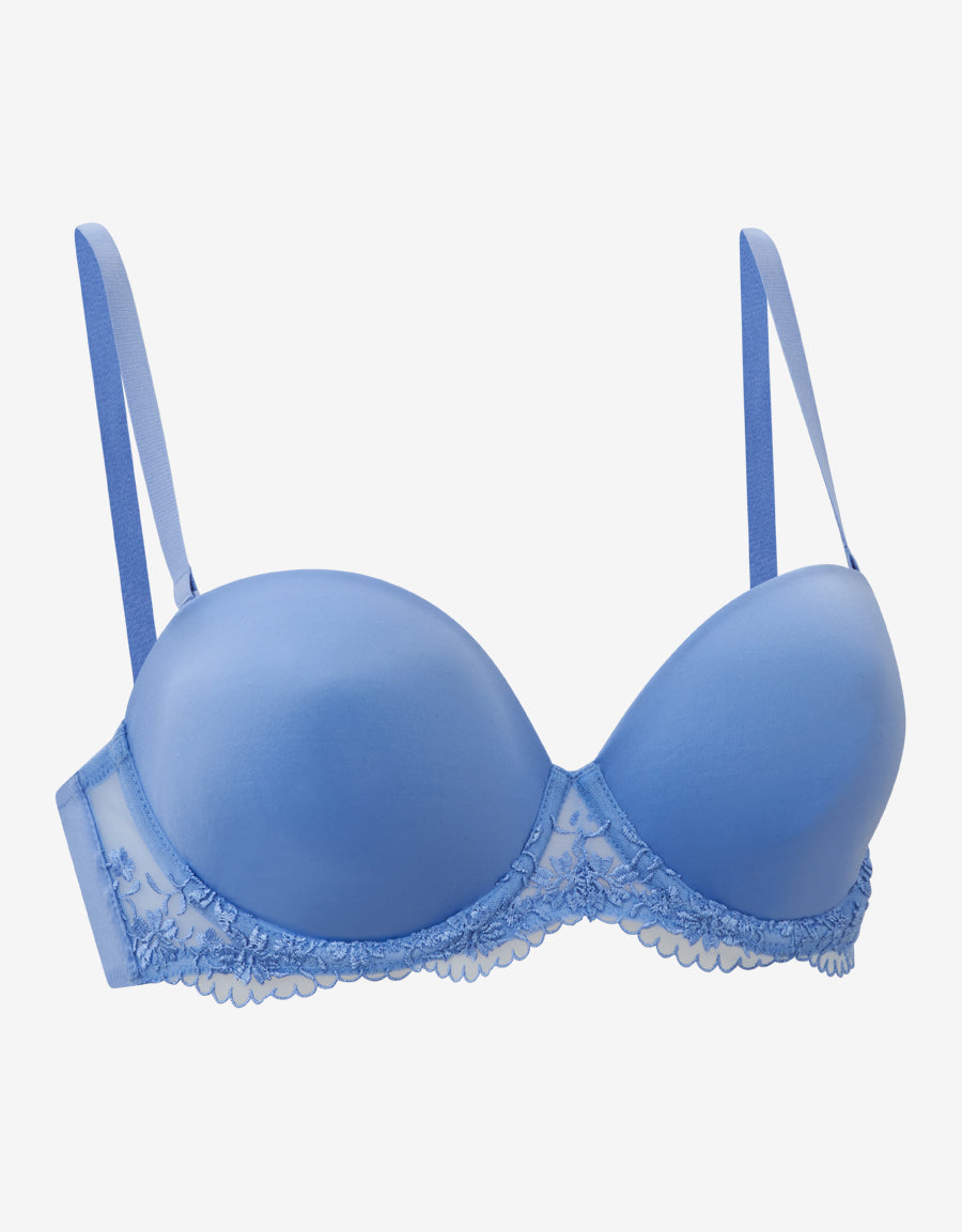 Embroidery Lightly Padded Multiway Bra