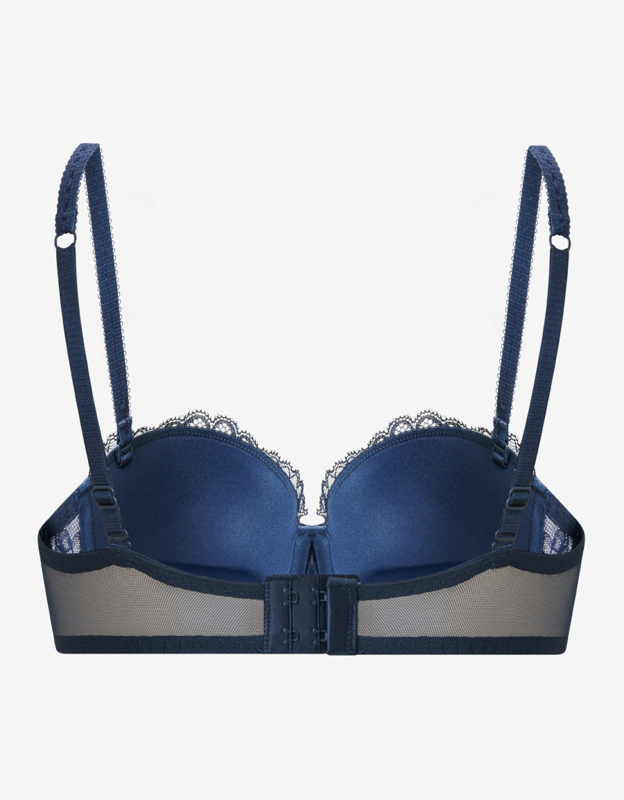 Blue Multiway Push-Up Bra