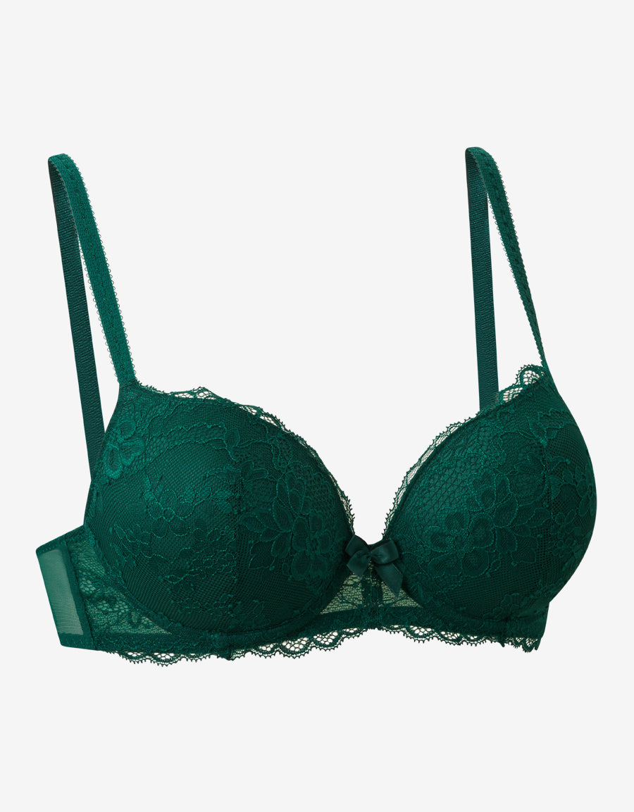 Lace Balconette Push-Up Bra