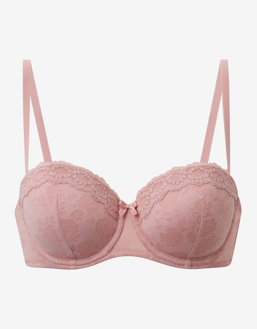 Pink Multiway Push-Up Bra