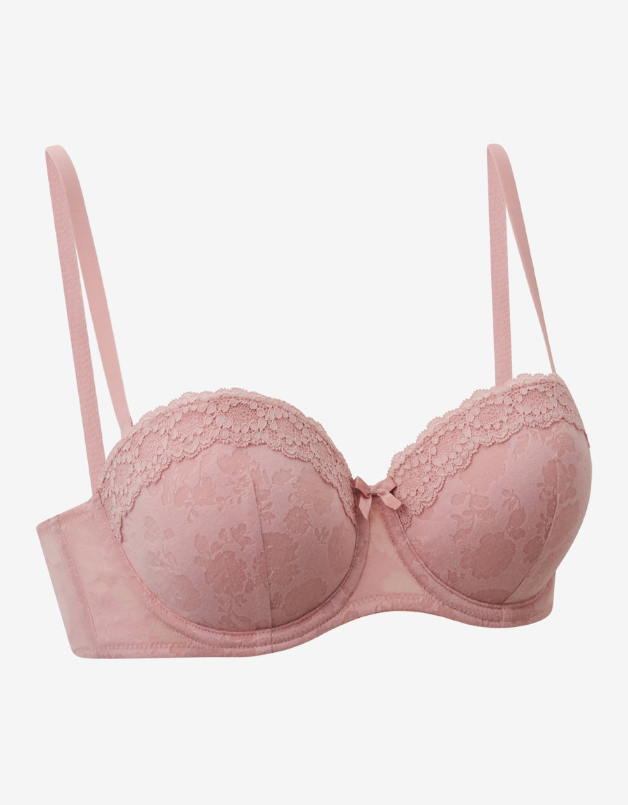 Pink Multiway Push-Up Bra