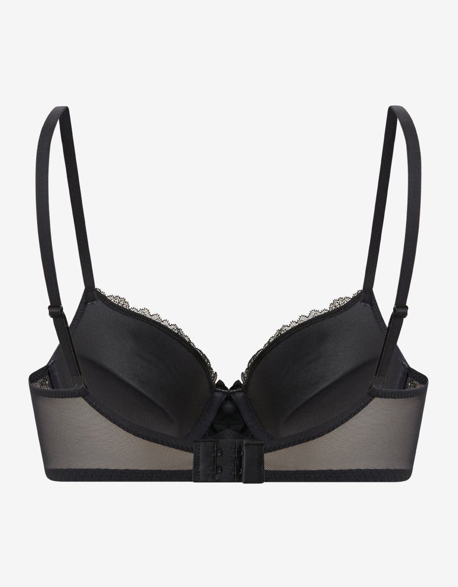 Lace Balconette Push-Up Bra