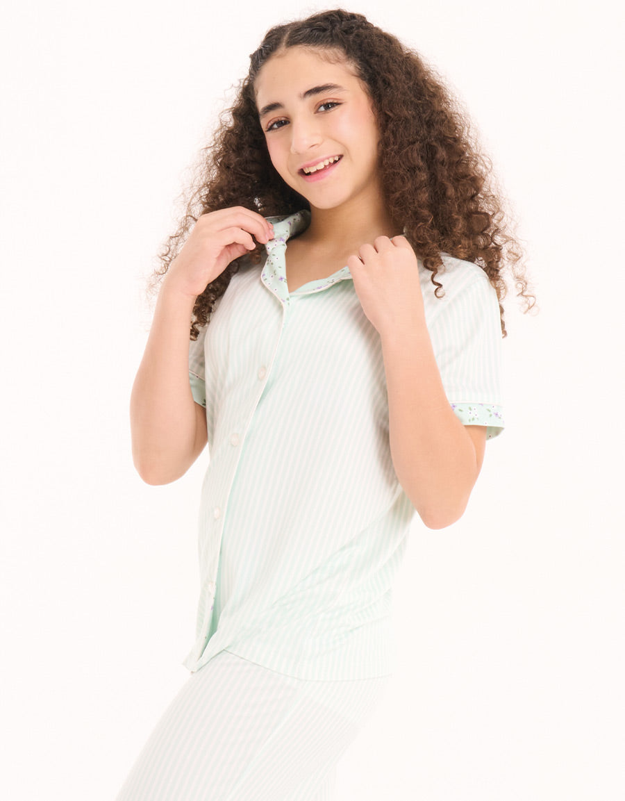 Green Pajama Set