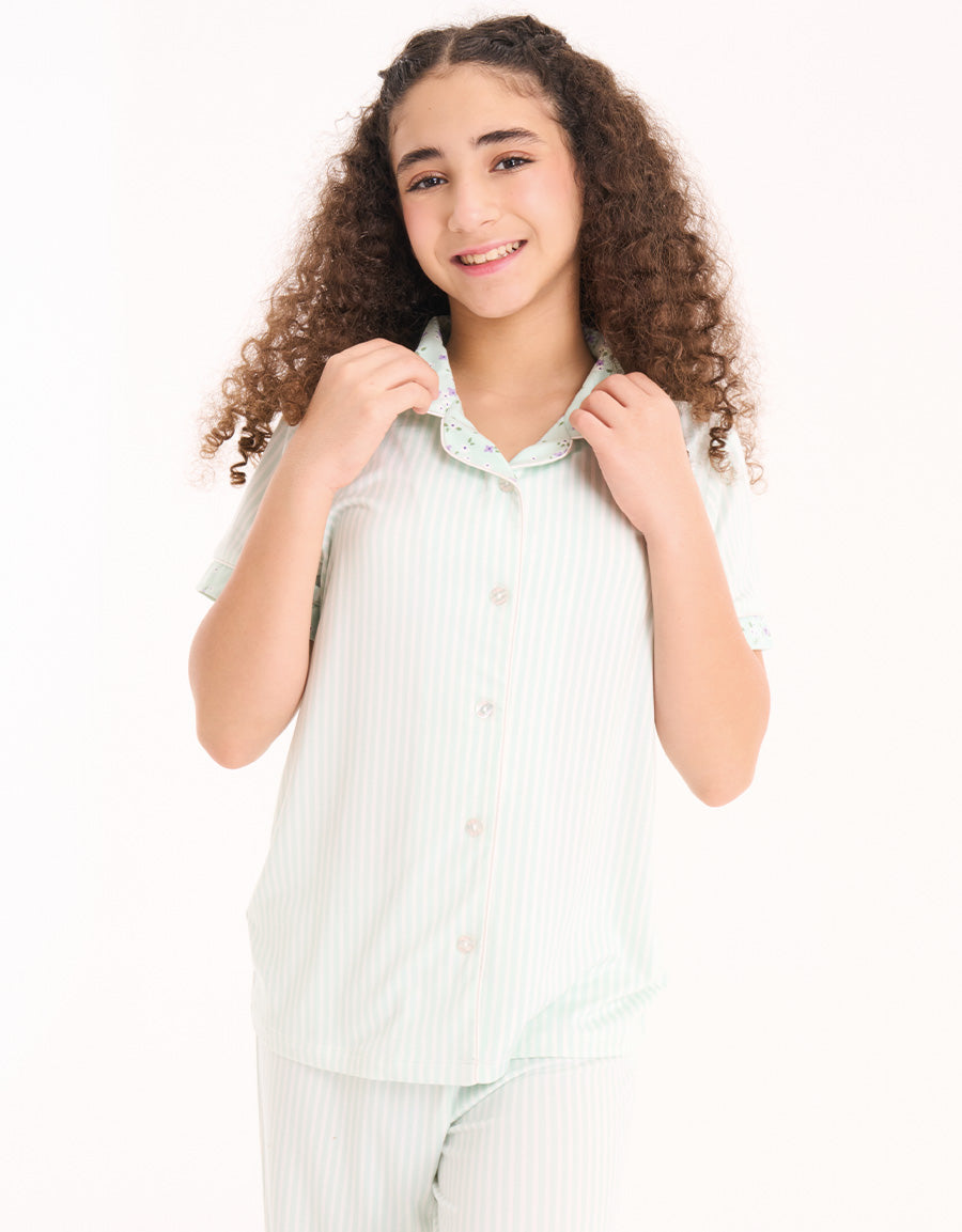 Green Pajama Set