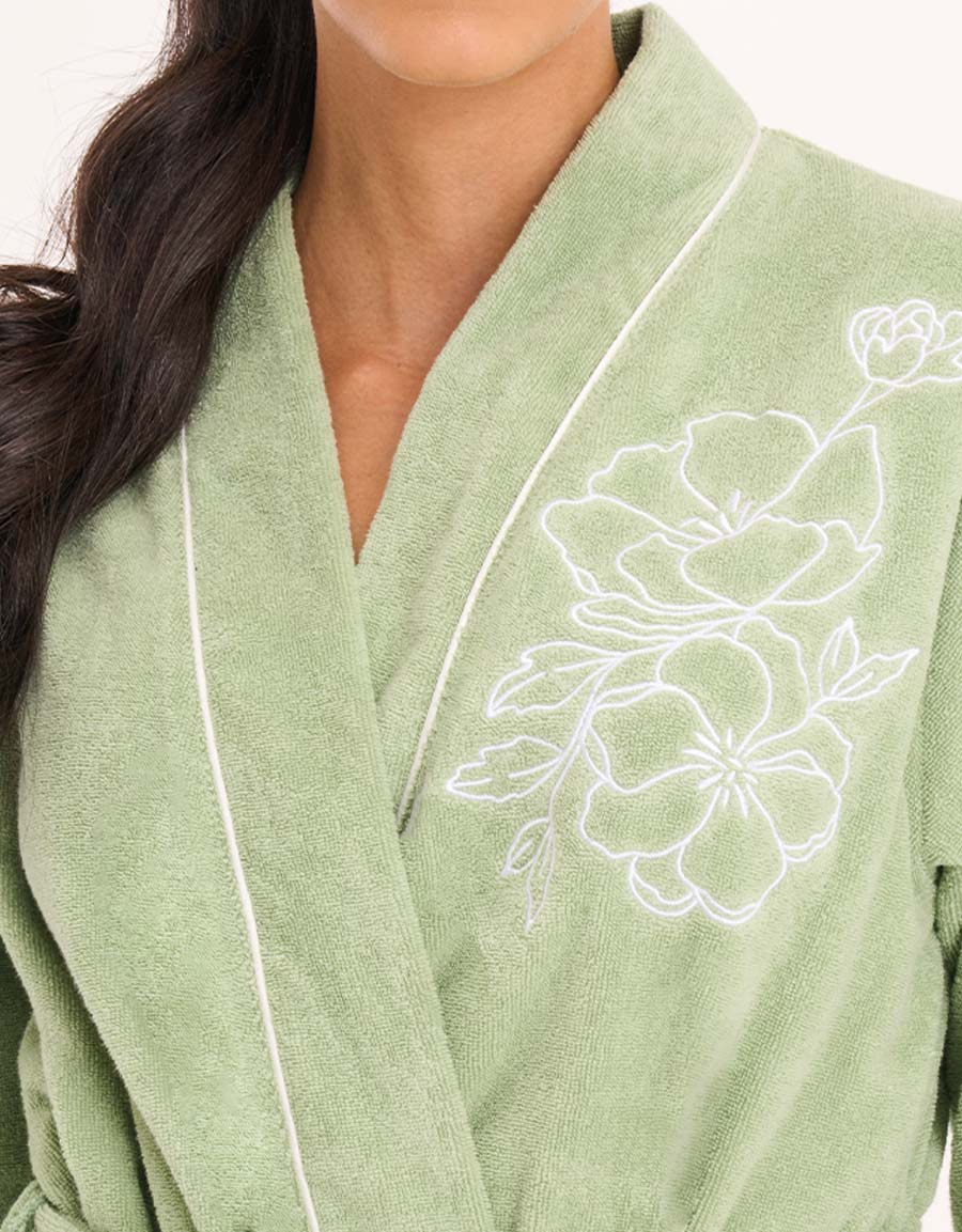 Green Robe Set