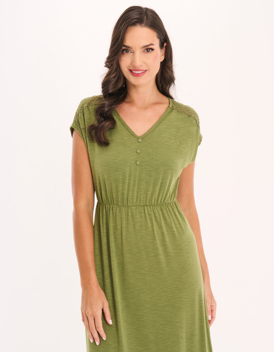 Green Long Dress