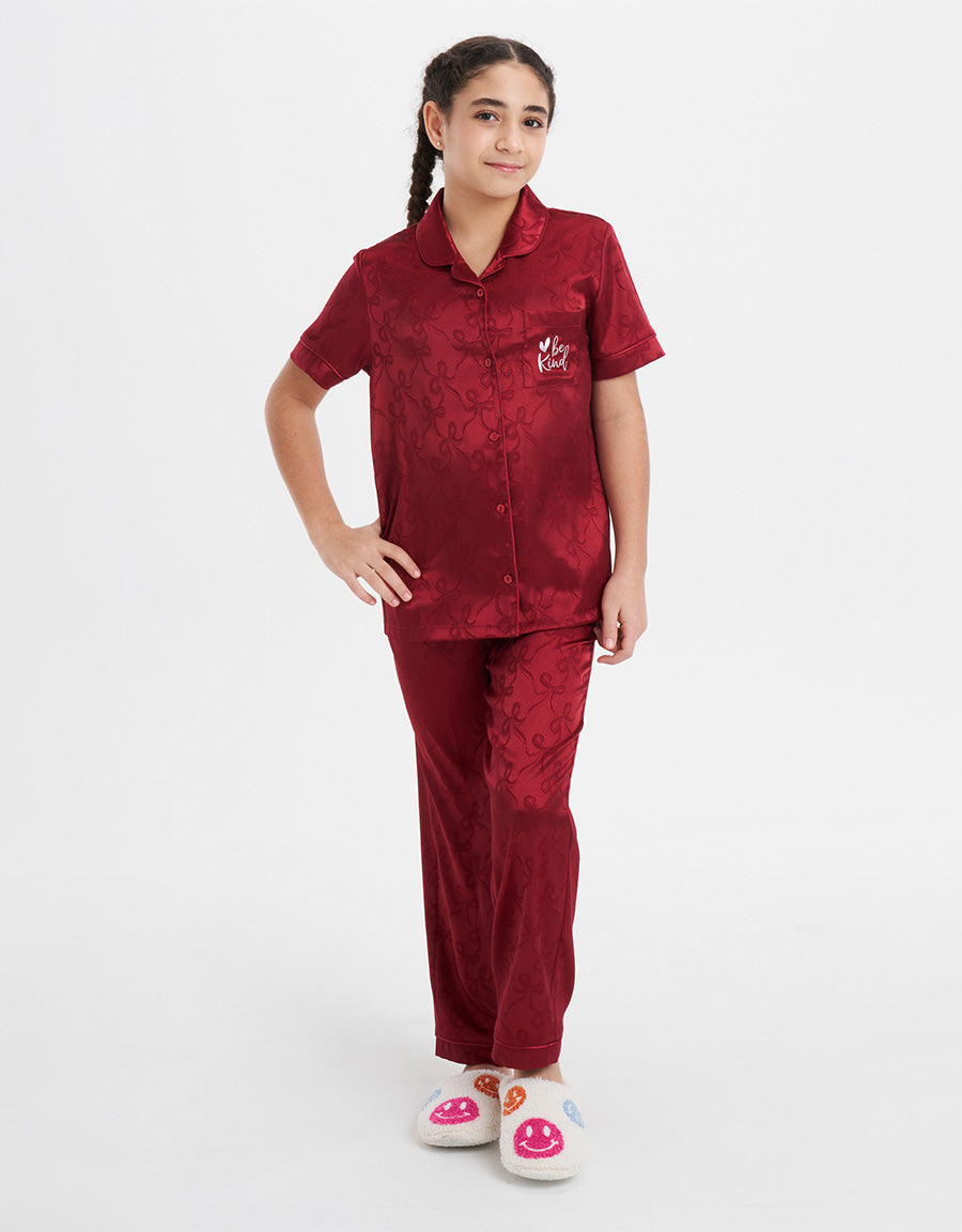 Satin Pajama Set