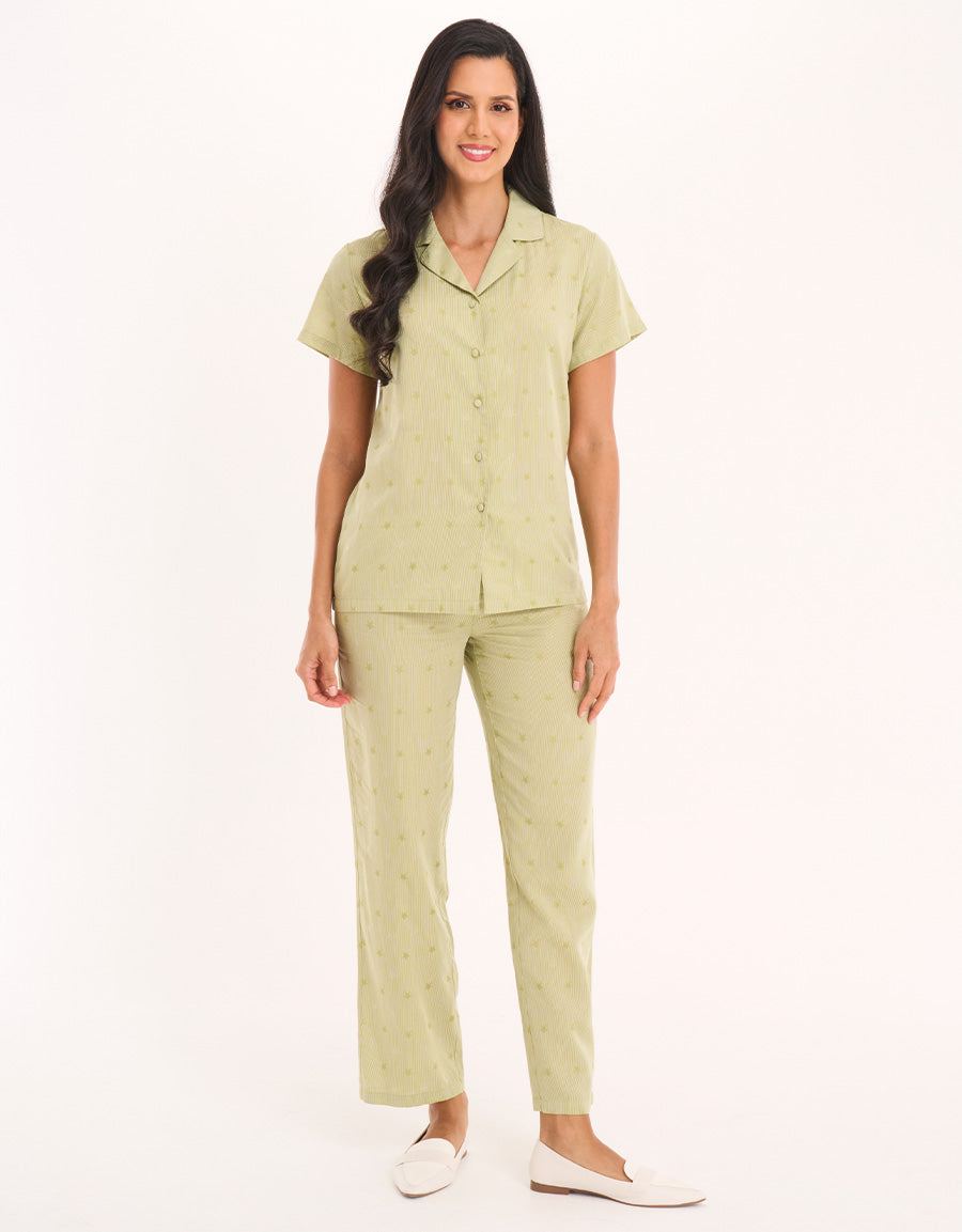 Green Pajama Set