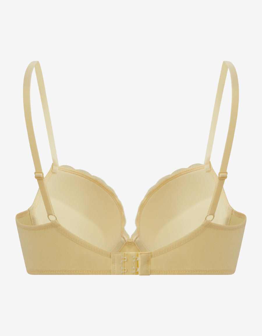 Cotton Plunge Bra