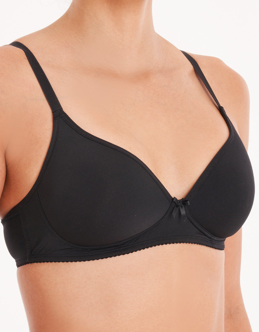 Non Wired T-Shirt Bra ( Pack Of 3 )