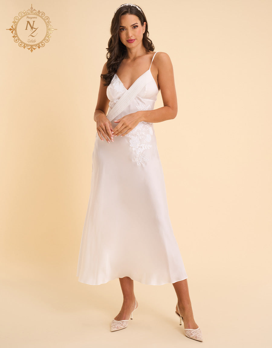 Satin Long Dress