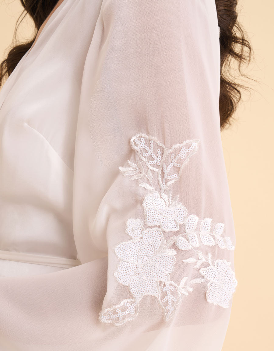 Satin Long Robe