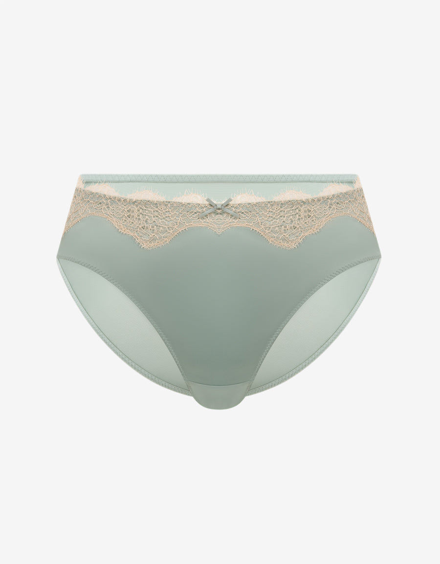 Satin And Lace Bikini