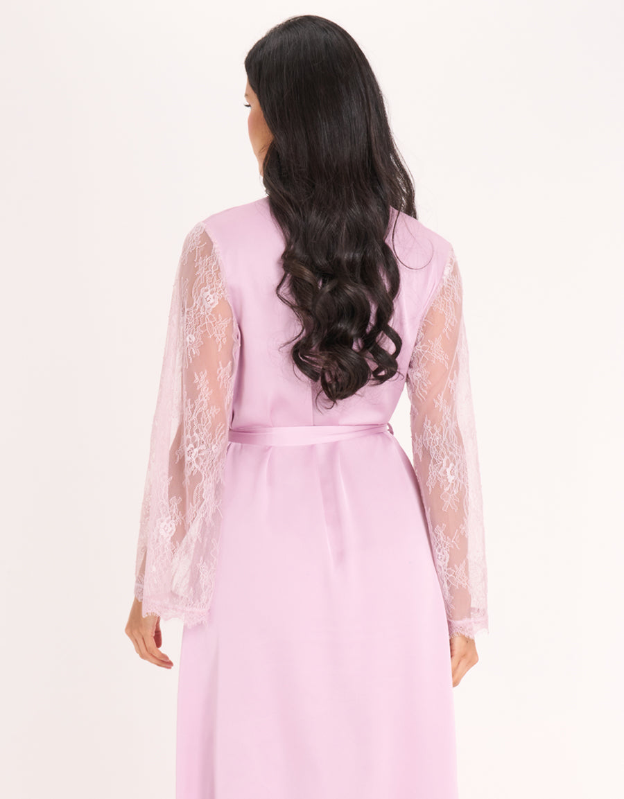 Satin Long Robe