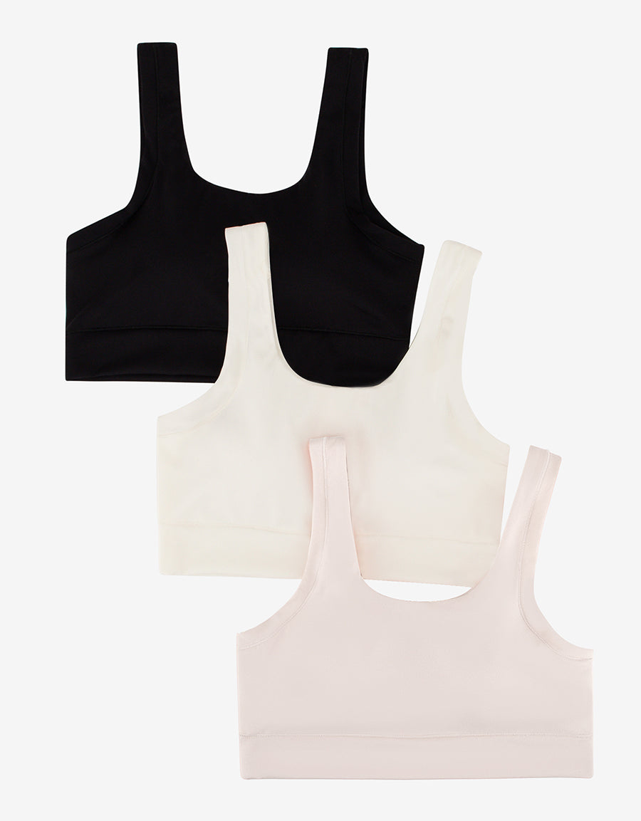 Non-Padded No Vpl Lounge Bras (Pack Of 3)