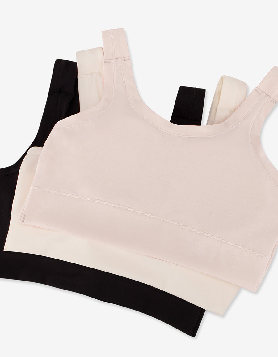 Non-Padded No Vpl Lounge Bras (Pack Of 3)