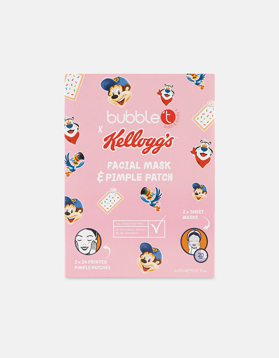 FACE MASK WITH PIMPLE PATCH SET