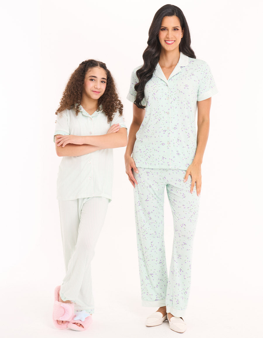 Green Pajama Set