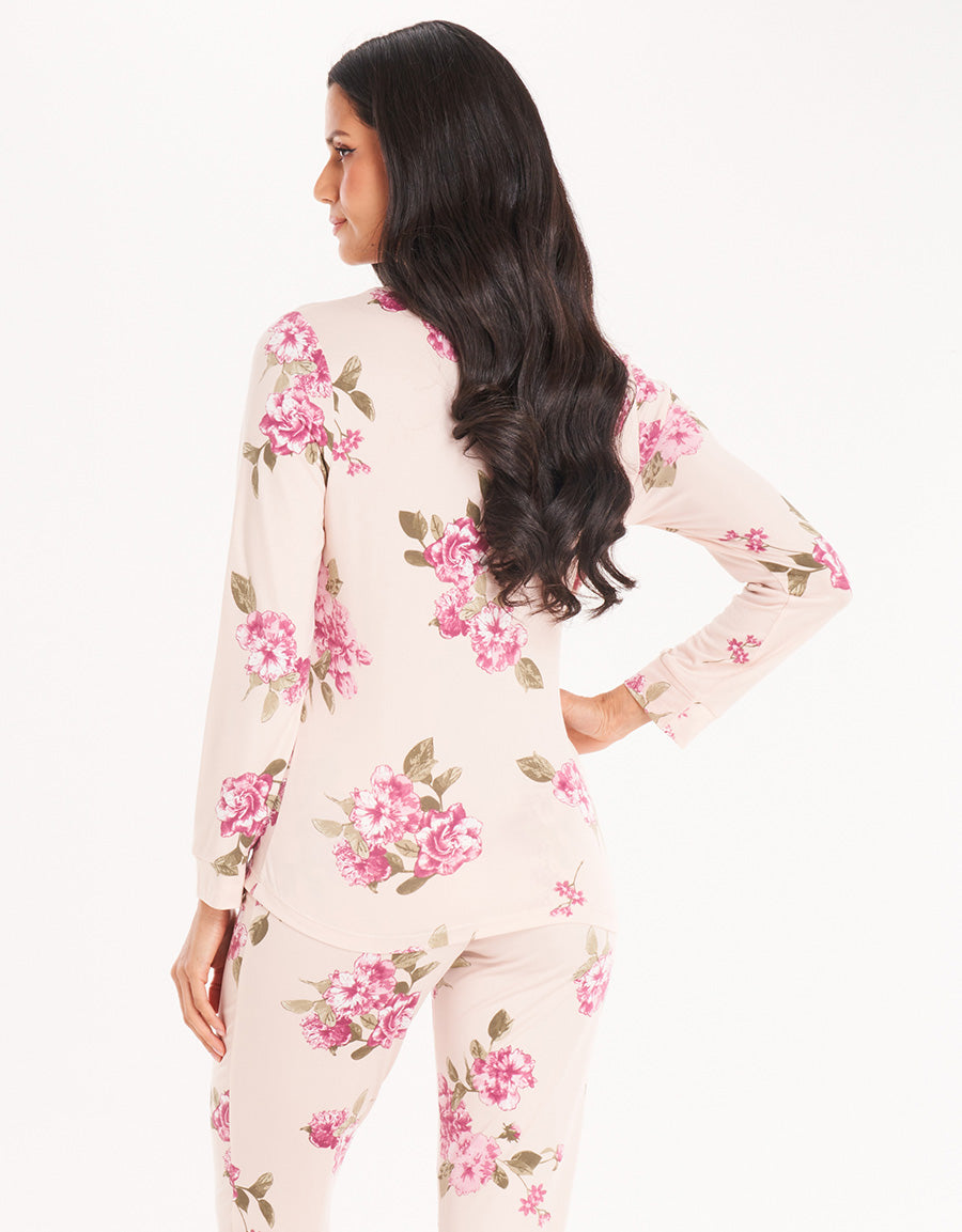Long Floral Jogger Set
