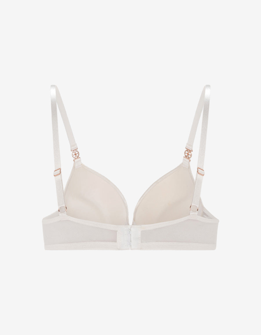 Satin Plunge Bra