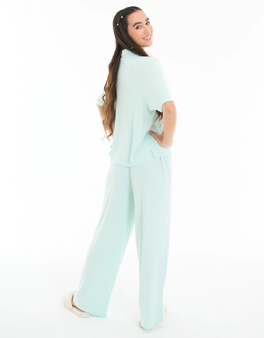 Ribbed Pajama Set
