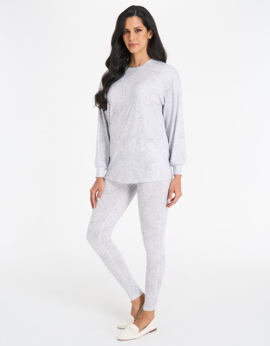 Paisley Print Jogger Set
