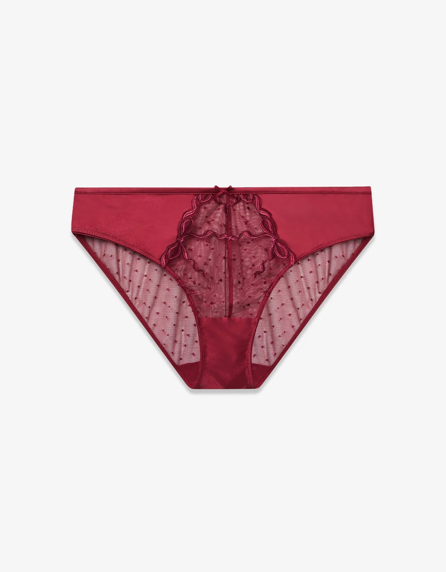 Embroidered Bikini Panty