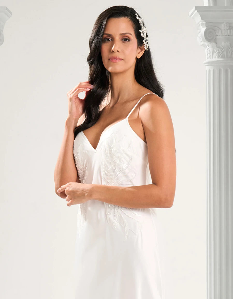 Satin Long Bridal Nightdress