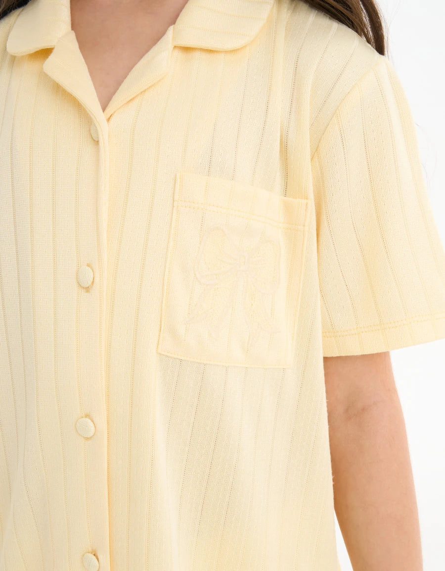 Pointelle Pajama Set