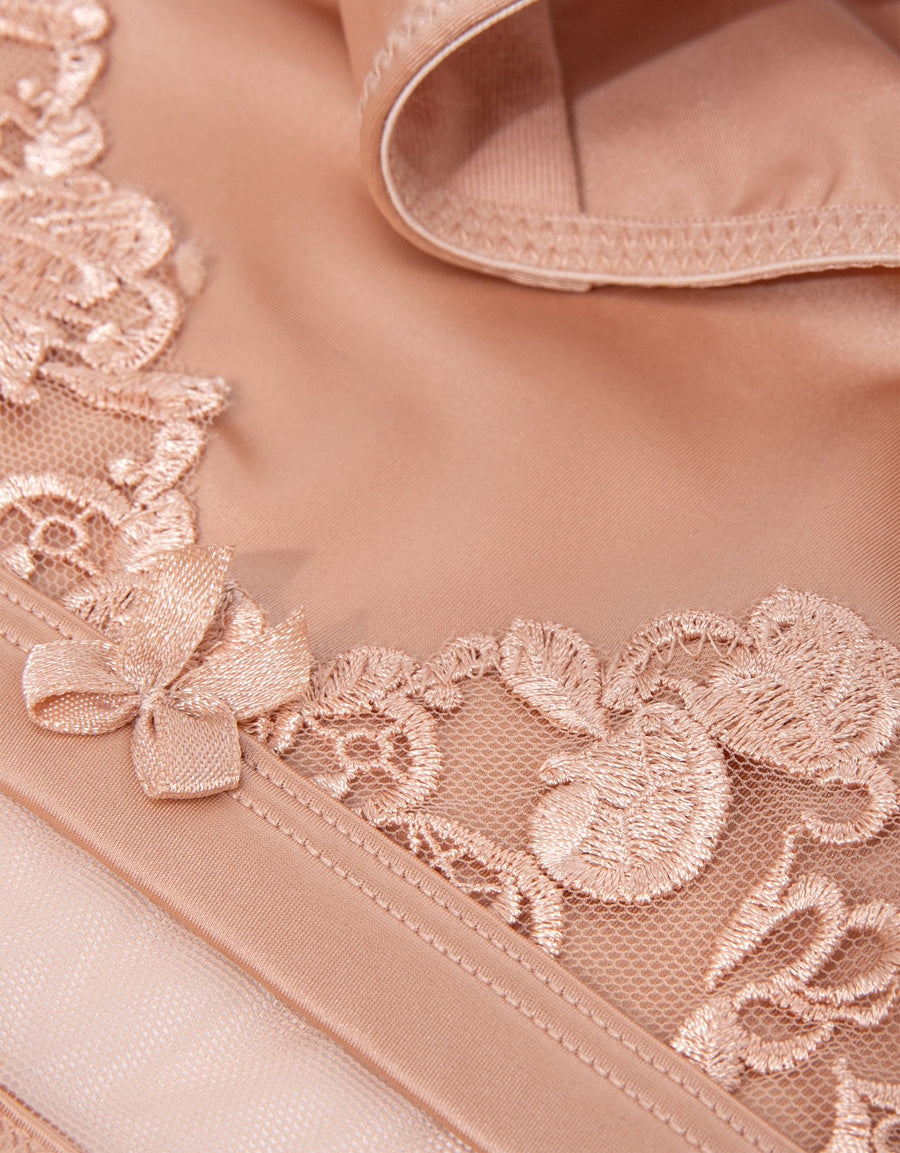 Embroidered Tanga Panty