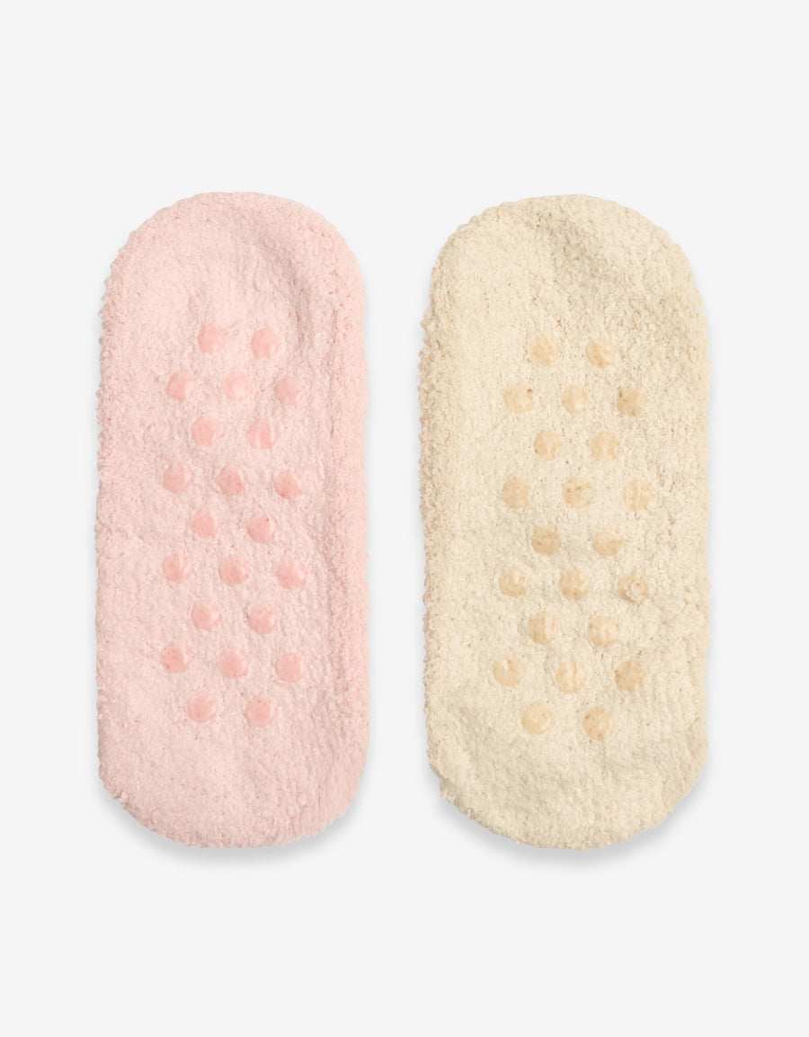 2-Pack Liner Socks in Cream