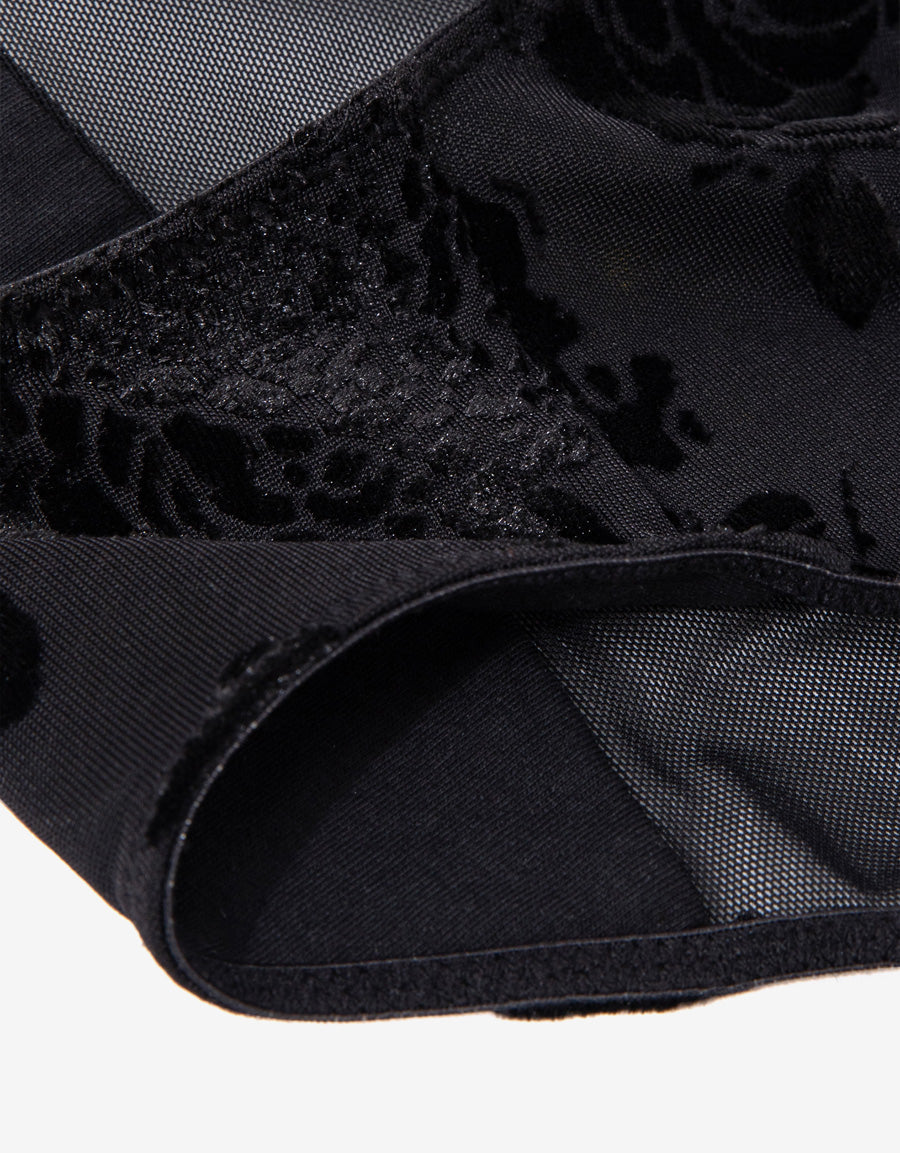 Velvet Burnout Bikini Panty