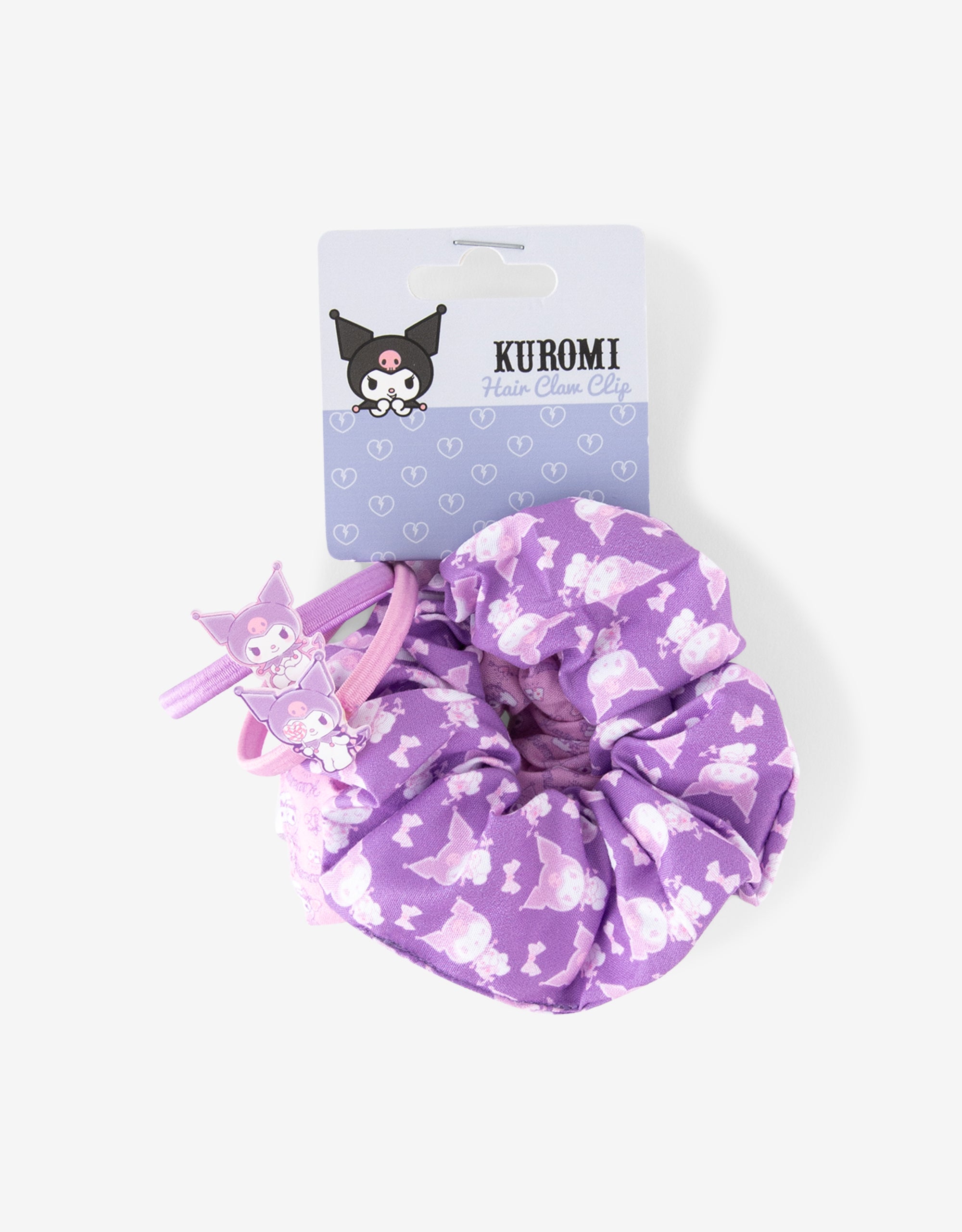 Kuromi Hair Accessories Set – 4 Pieces