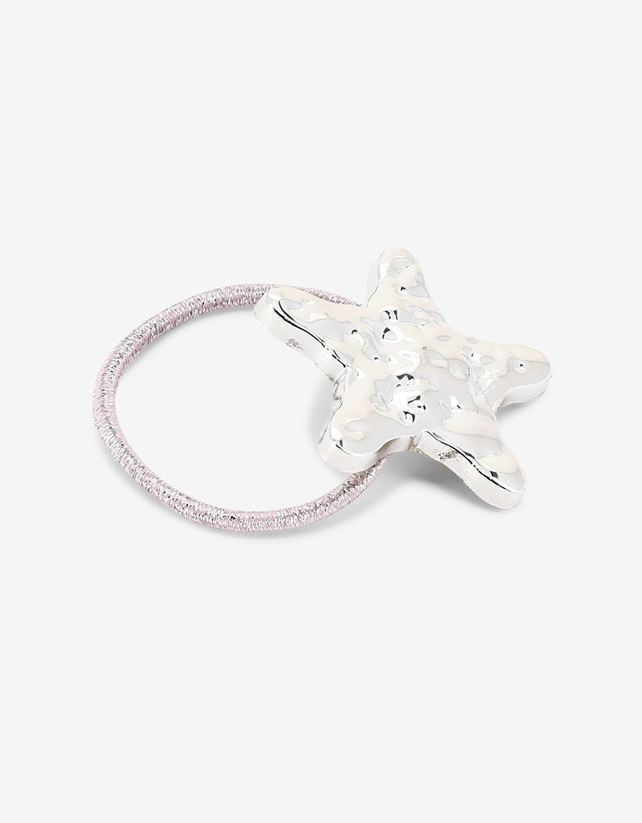 Silver Hair Ties