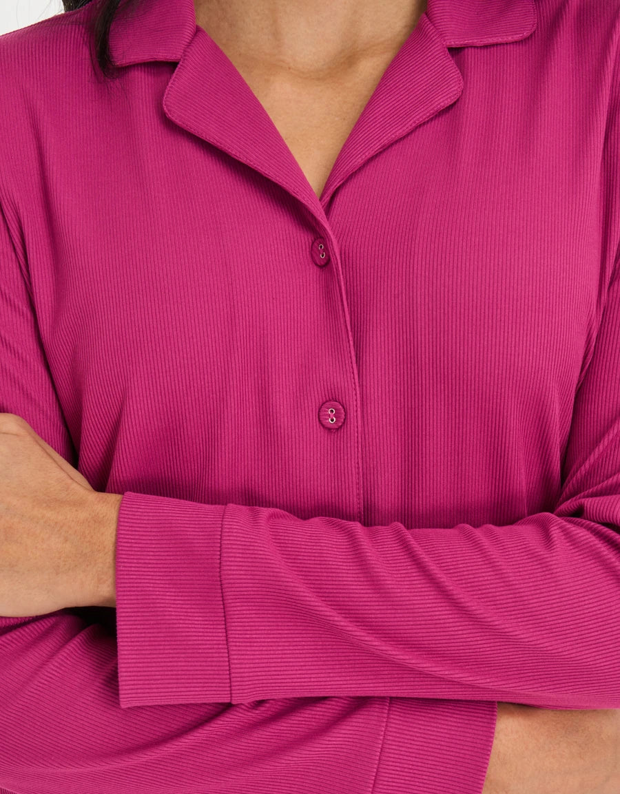Ribbed Pajama Set